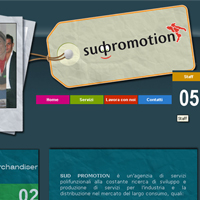 Home Page del sito www.sudpromotion.it